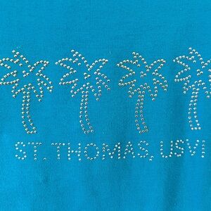 St Thomas Ladies Studded Tee XL